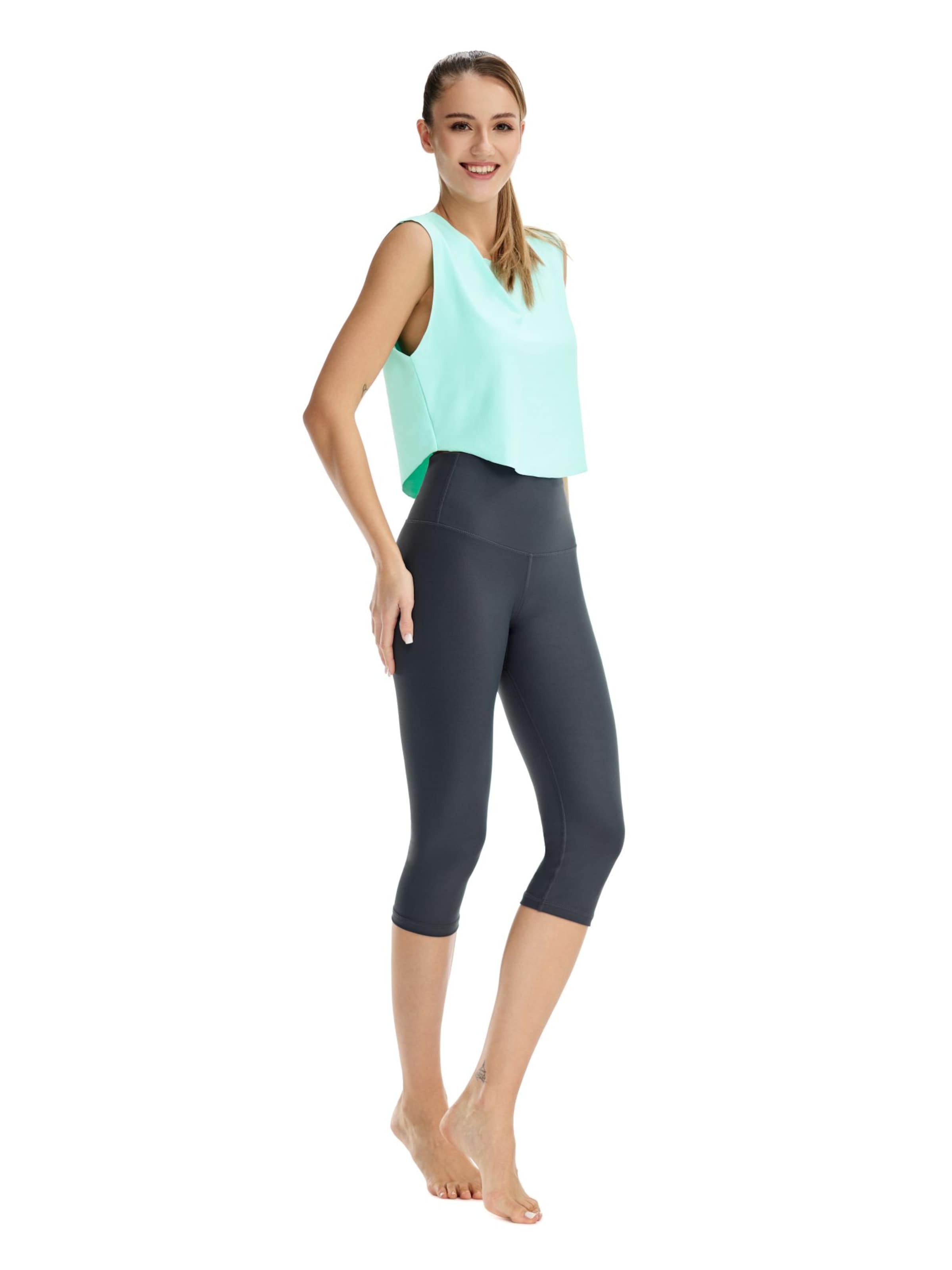 Winshape - Skinny Calças de desporto 'HWL217C' em cinzento