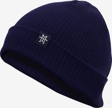 Manufaktur13 Beanie 'Double Sided' in Blue: front