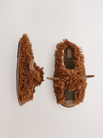 Pantoufle Next en marron