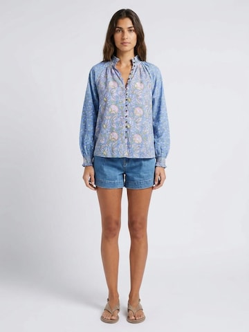 Miss June - Blusa 'Blouse Raquel' en azul
