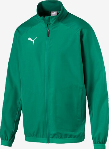 PUMA Training Jacket 'Liga Sideline' in Green: front