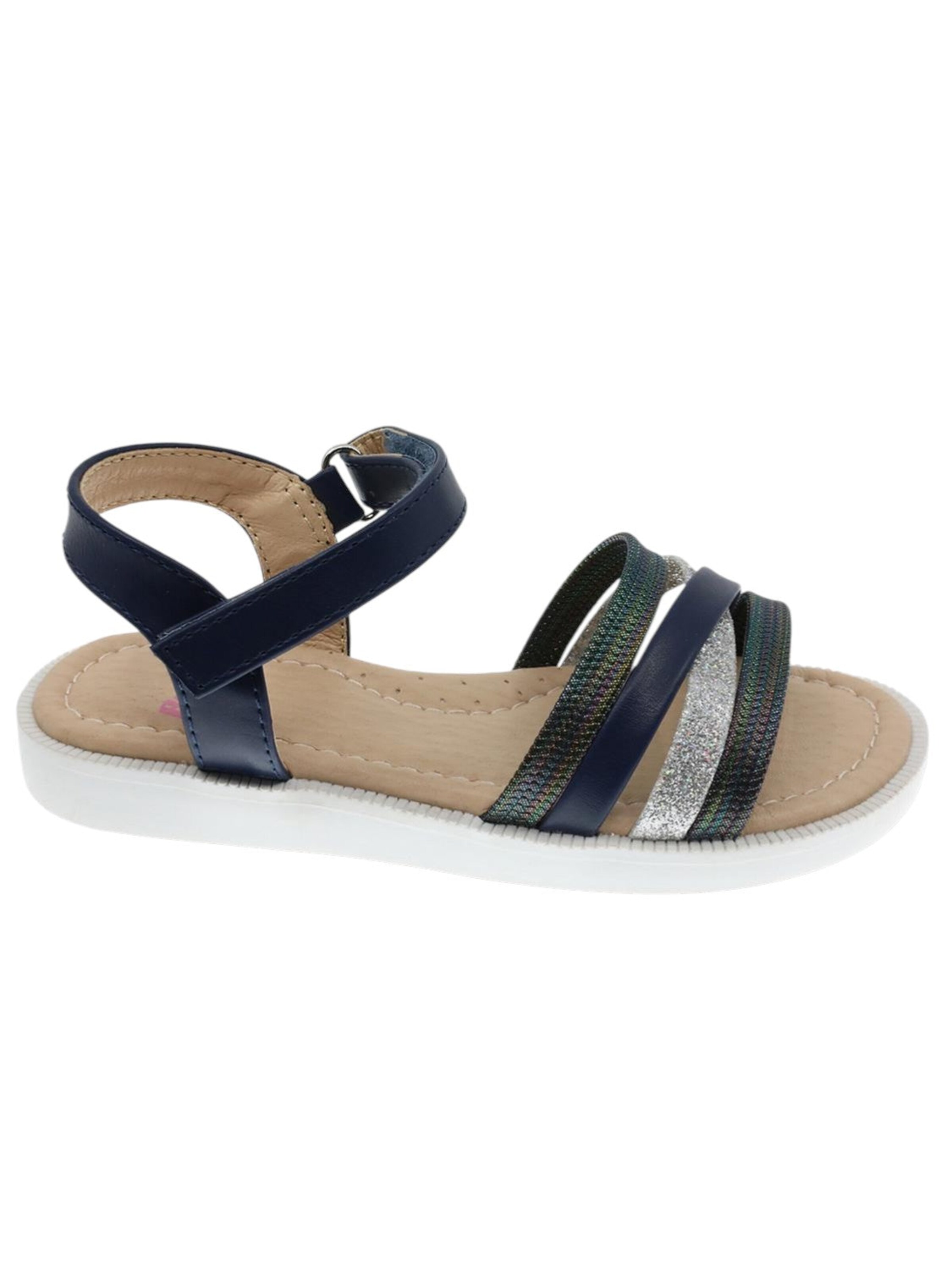 Sandalo di Beppi in blu: frontale