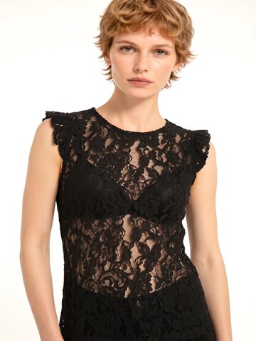 Alexa Dash Top in Schwarz