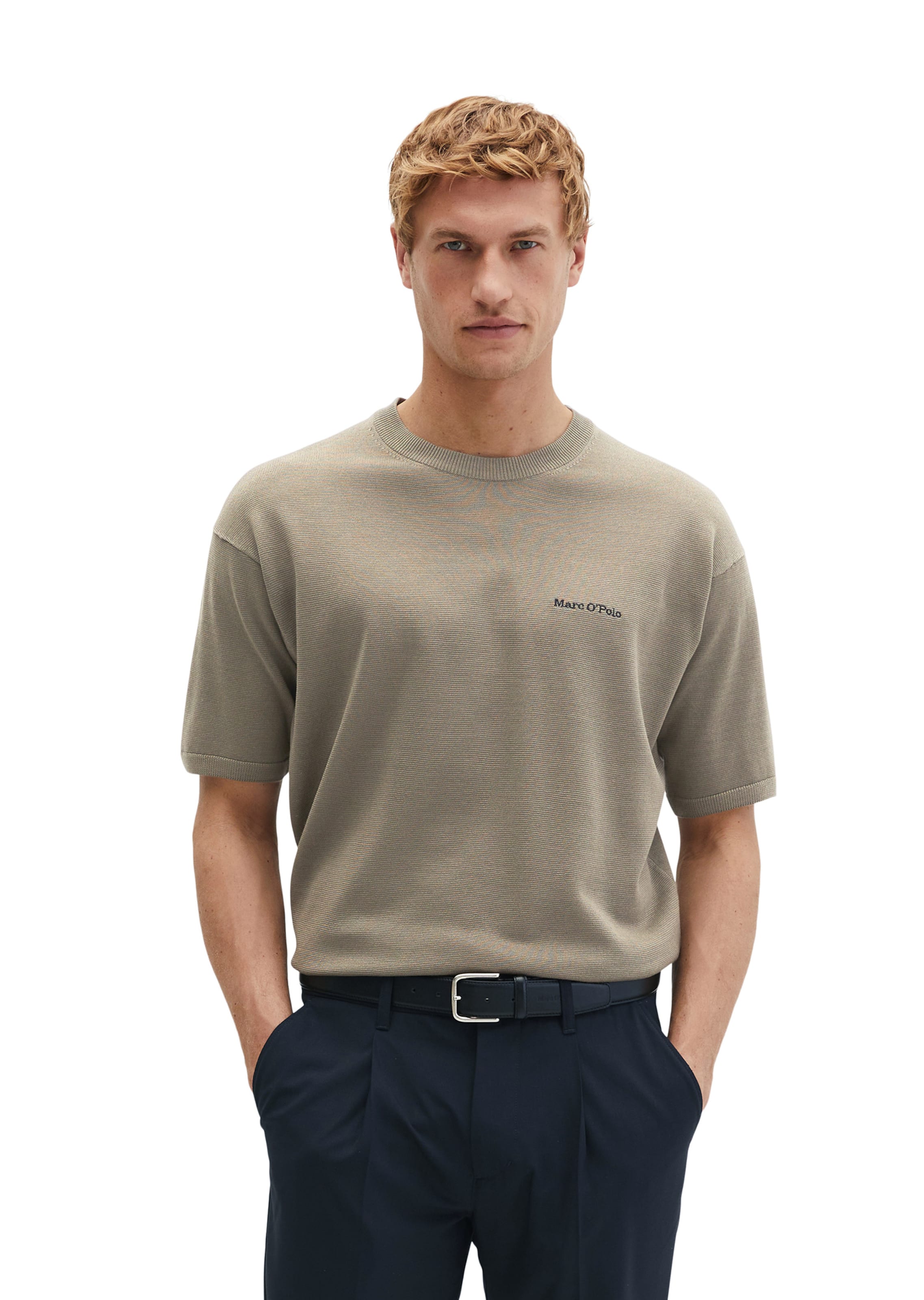 Marc O'Polo Shirt in Brown: front