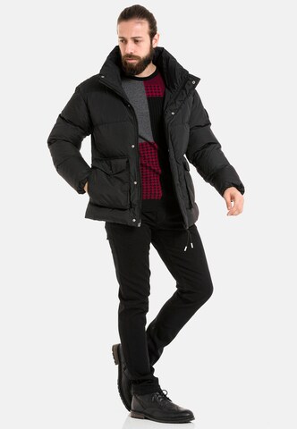 CIPO & BAXX Steppjacke in Schwarz