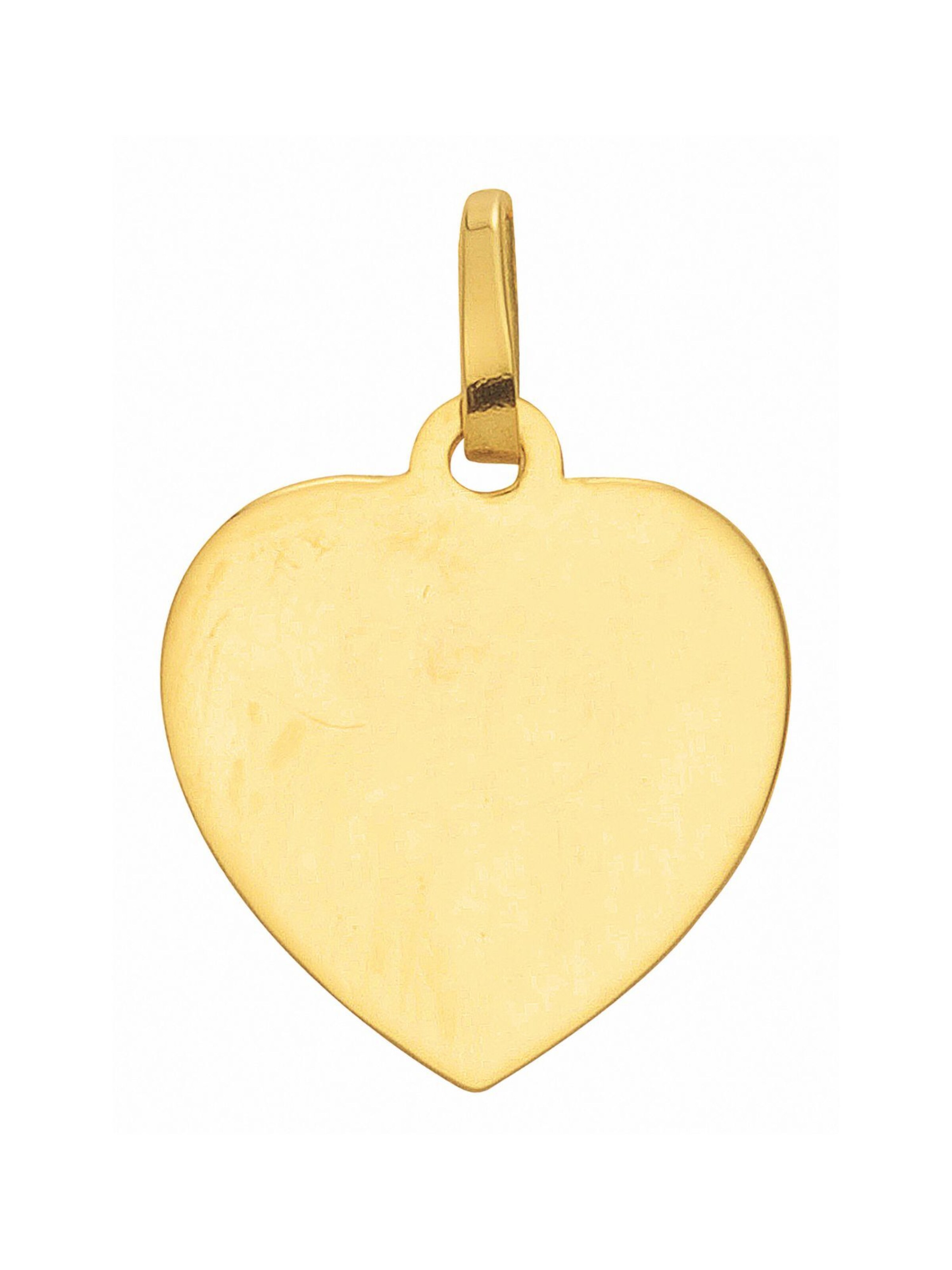 Adelia´s Pendant in Gold: front