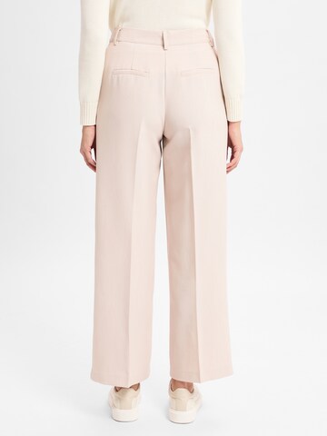 Wide Leg Pantalon à plis 'YASSeo' YAS en beige
