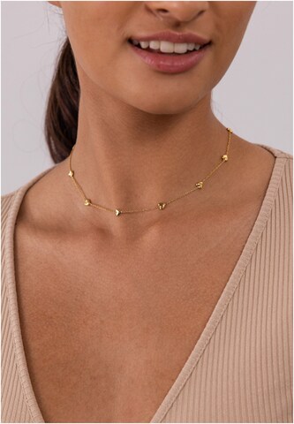 PURELEI Kette 'Alohi Heart' in Gold: Vorderseite