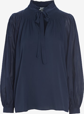 Dea Kudibal Blouse 'Malinkade' in Blauw: voorkant