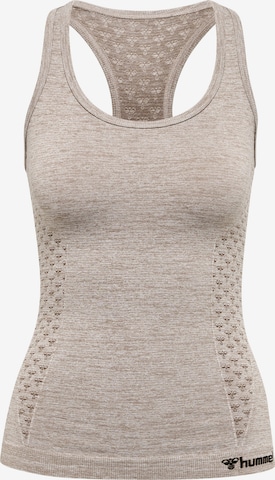 Hummel Sporttop 'CI' in Beige: predná strana