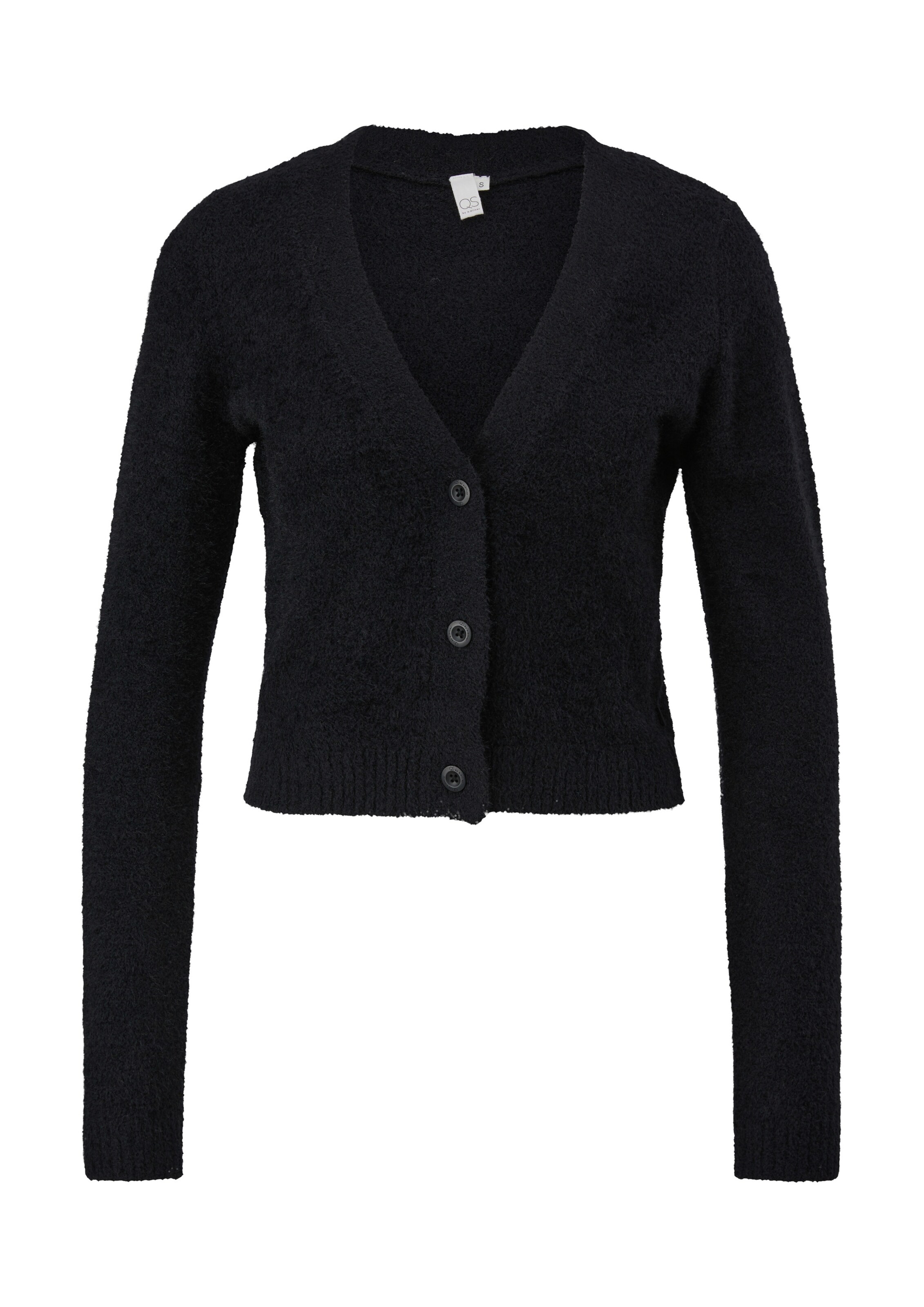 Cardigan QS en noir : devant
