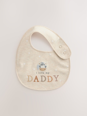 Next Слюнявчик 'I Love My Mummy/Daddy' в Бежевый