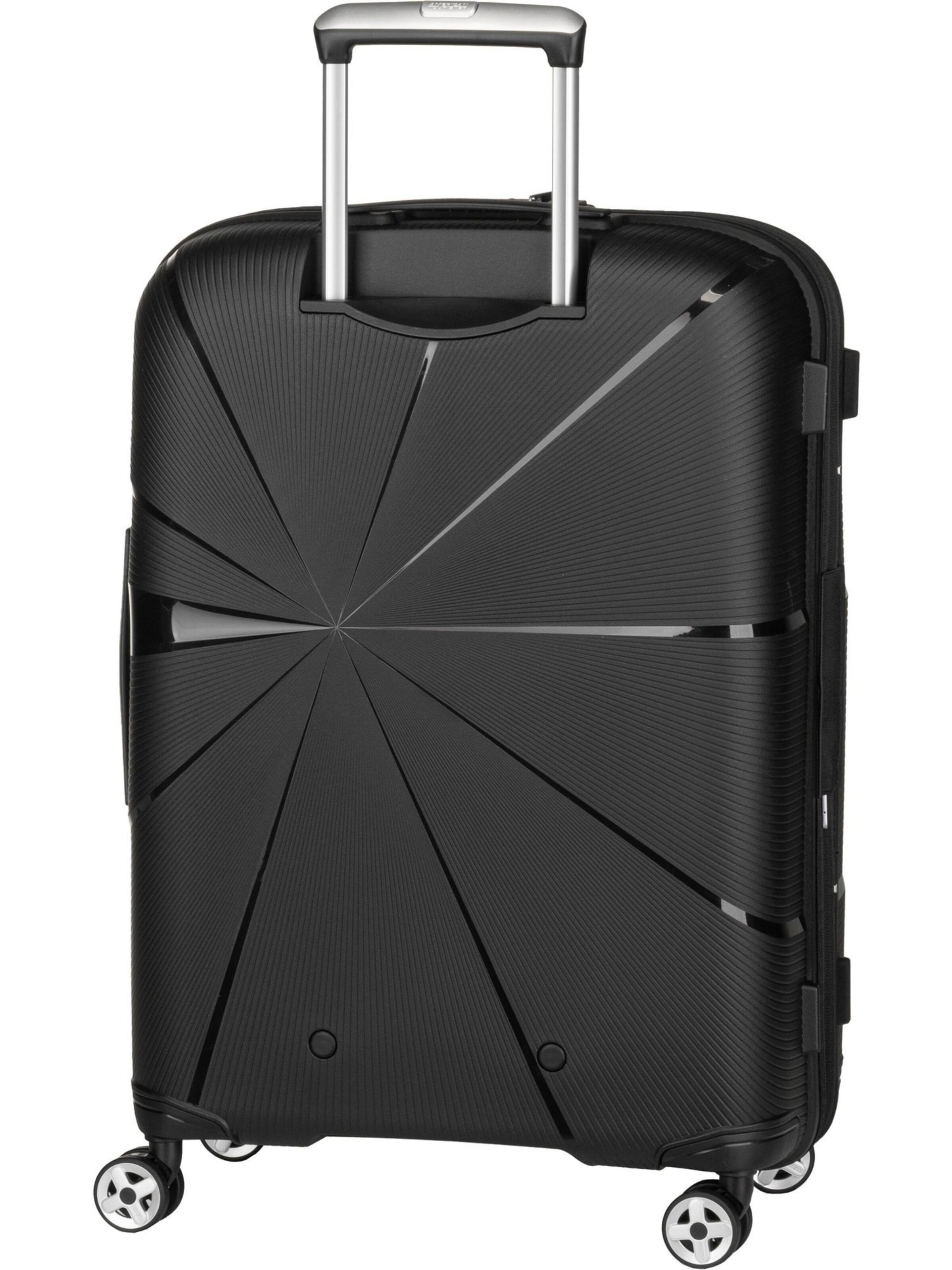 American Tourister Trolley 'Starvibe Spinner 67 EXP' in Zwart