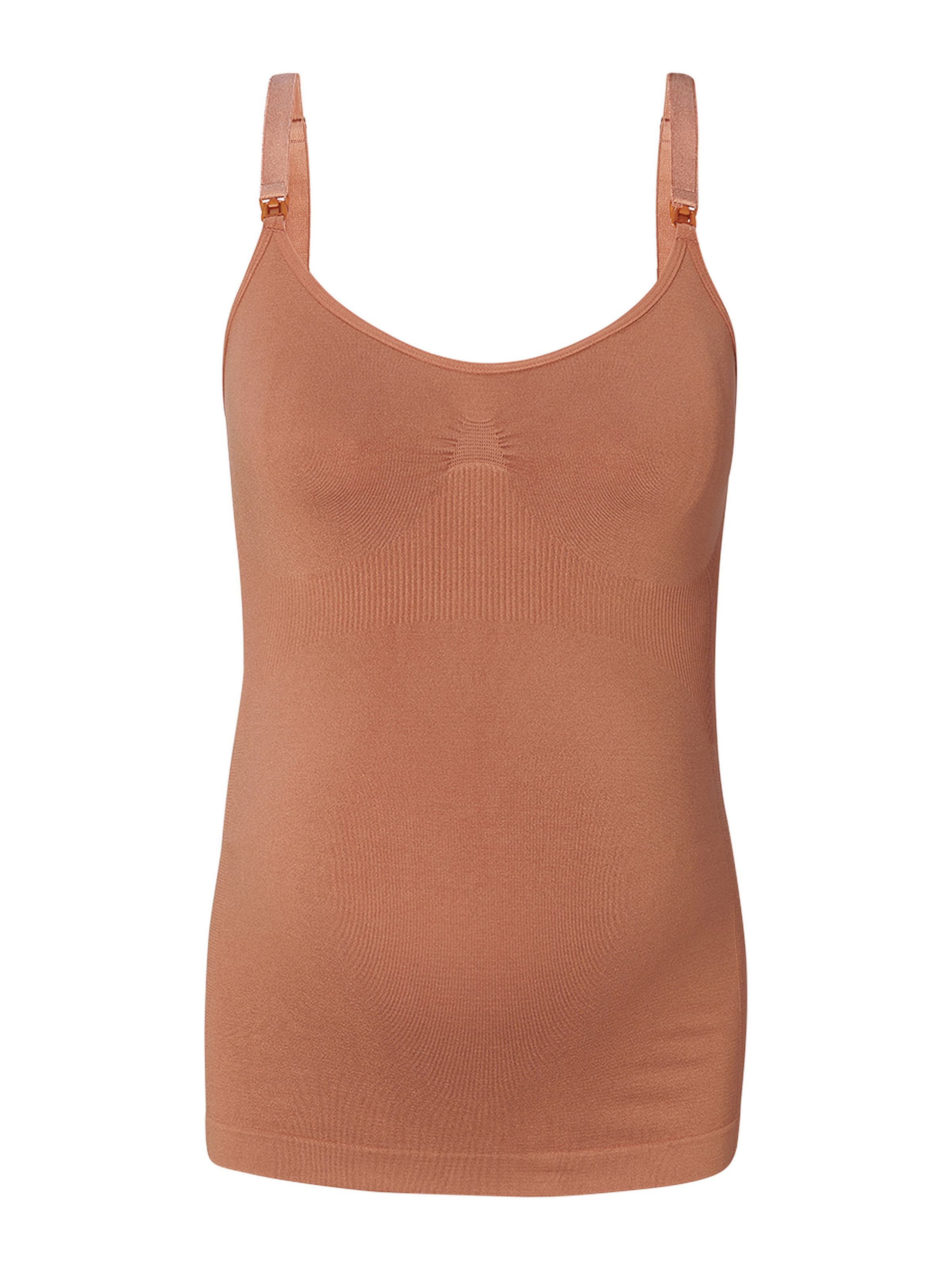 Noppies Shapingtop 'Evi' in Bruin: voorkant