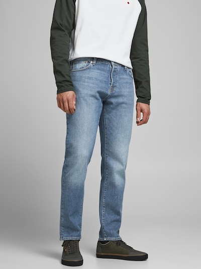 JACK & JONES Jeansy 'JJIMIKE JJROYAL R234 RDD SELVEDGE' w kolorze niebieskim, Podgląd na modelu(-ce)