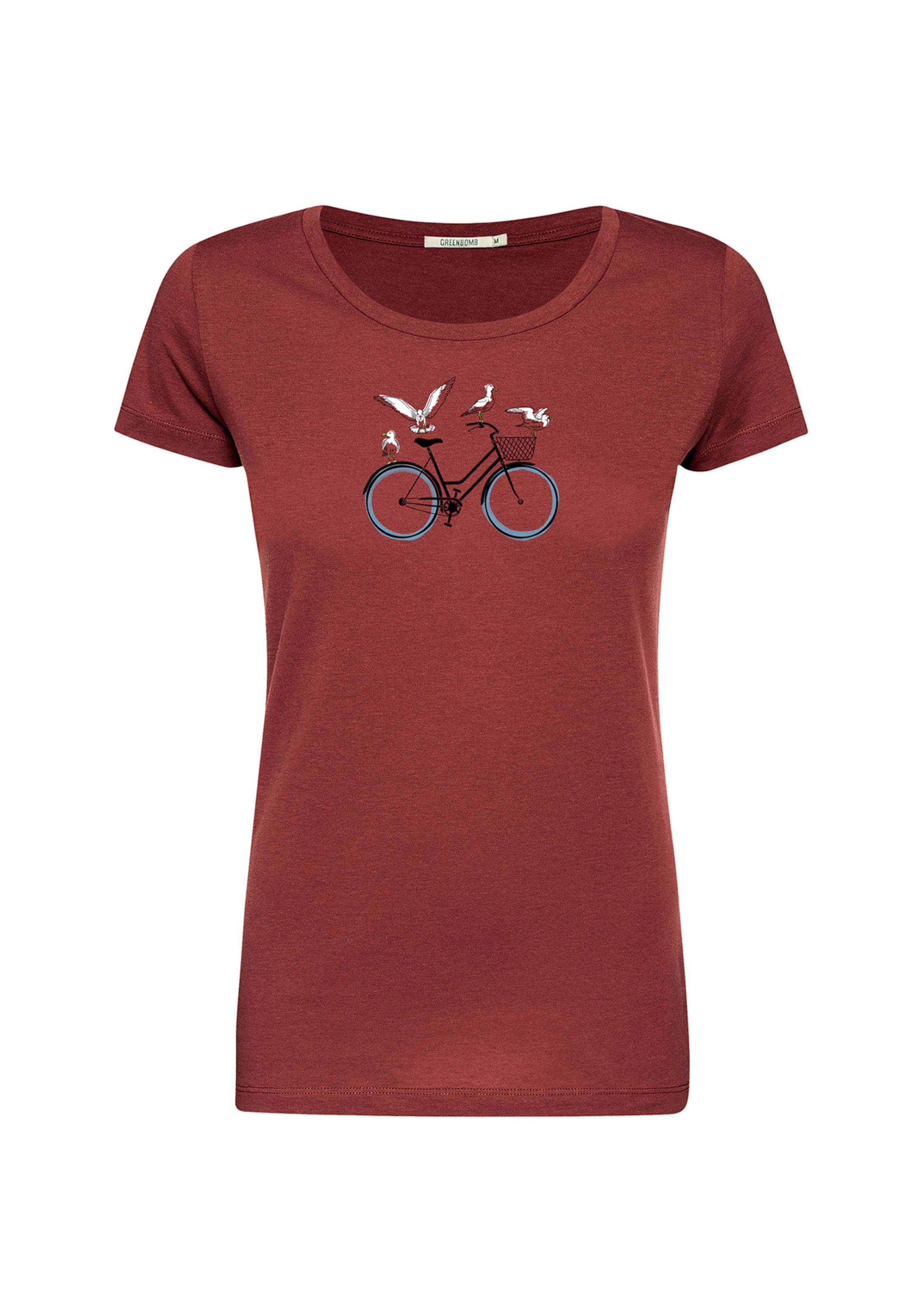 GREENBOMB Shirt in Red: front