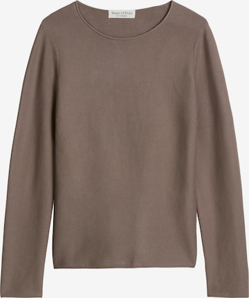 Pull-over Marc O'Polo en marron : devant