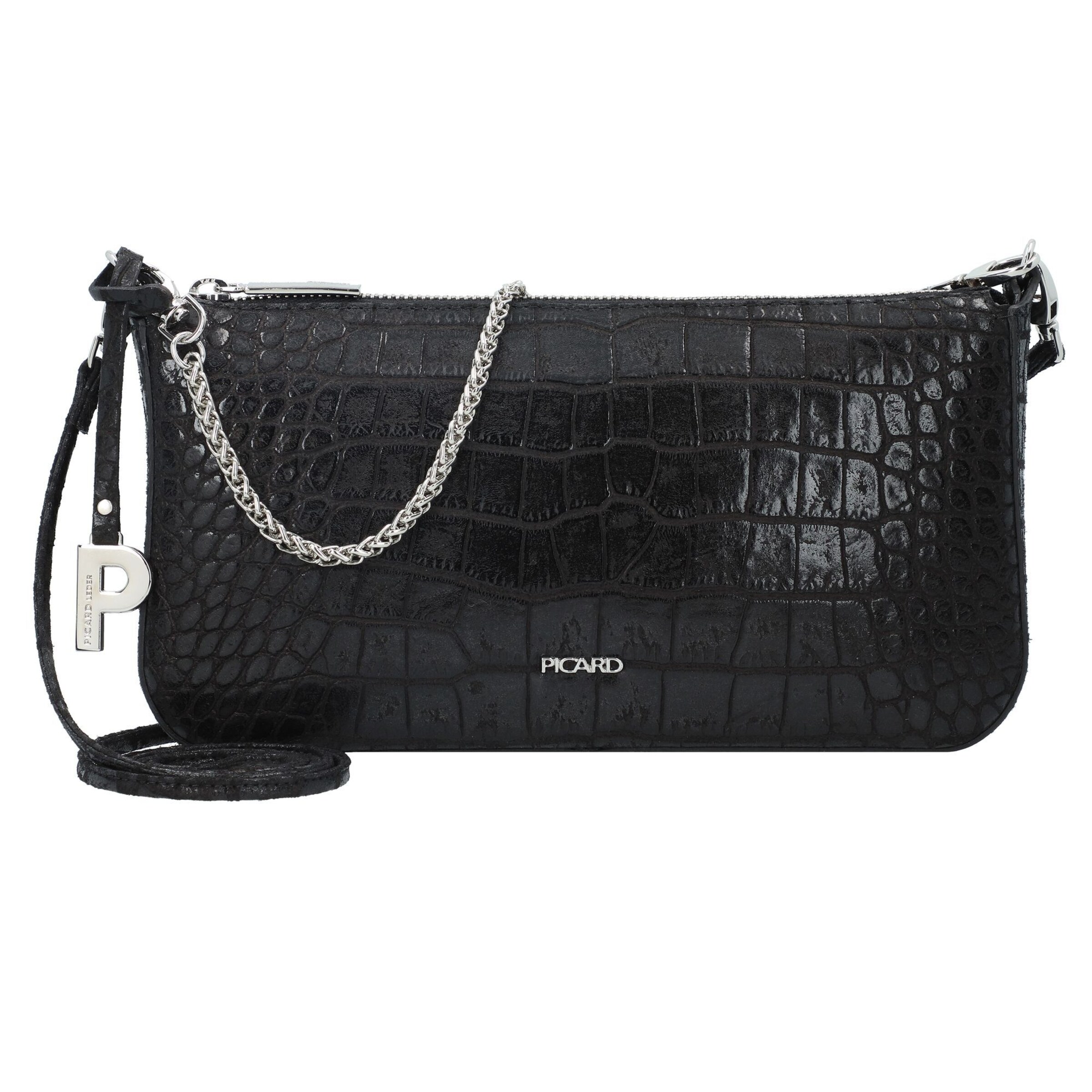 Sac bandoulière 'Auguri' Picard en gris : devant