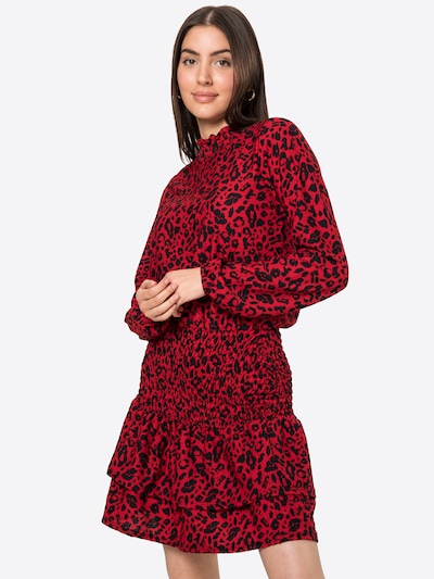 Dorothy Perkins Robe en rouge / noir, Vue avec modèle