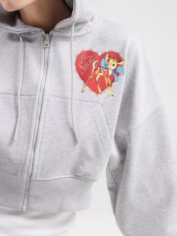 HUGO Zip-Up Hoodie 'Desty_B' in Grey