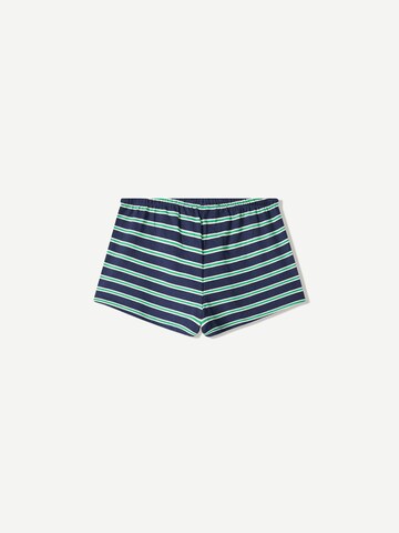 Regular Pantalon Bershka en bleu