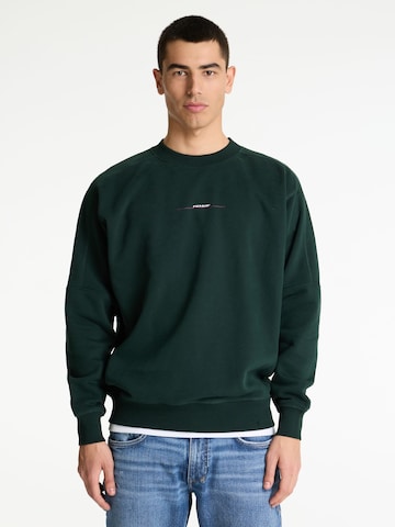 Sweat-shirt 'Connect Round' CHASIN' en vert : devant