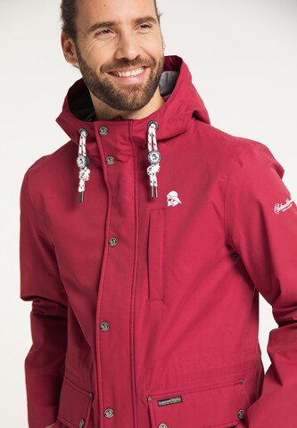 Schmuddelwedda Functionele jas in Rood