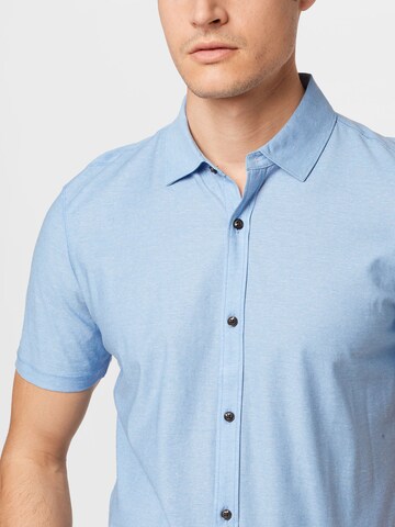 OLYMP Regular fit Button Up Shirt in Blue