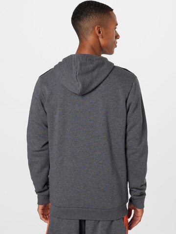 ADIDAS SPORTSWEAR - Skinny Sudadera con cremallera deportiva 'Essentials' en gris