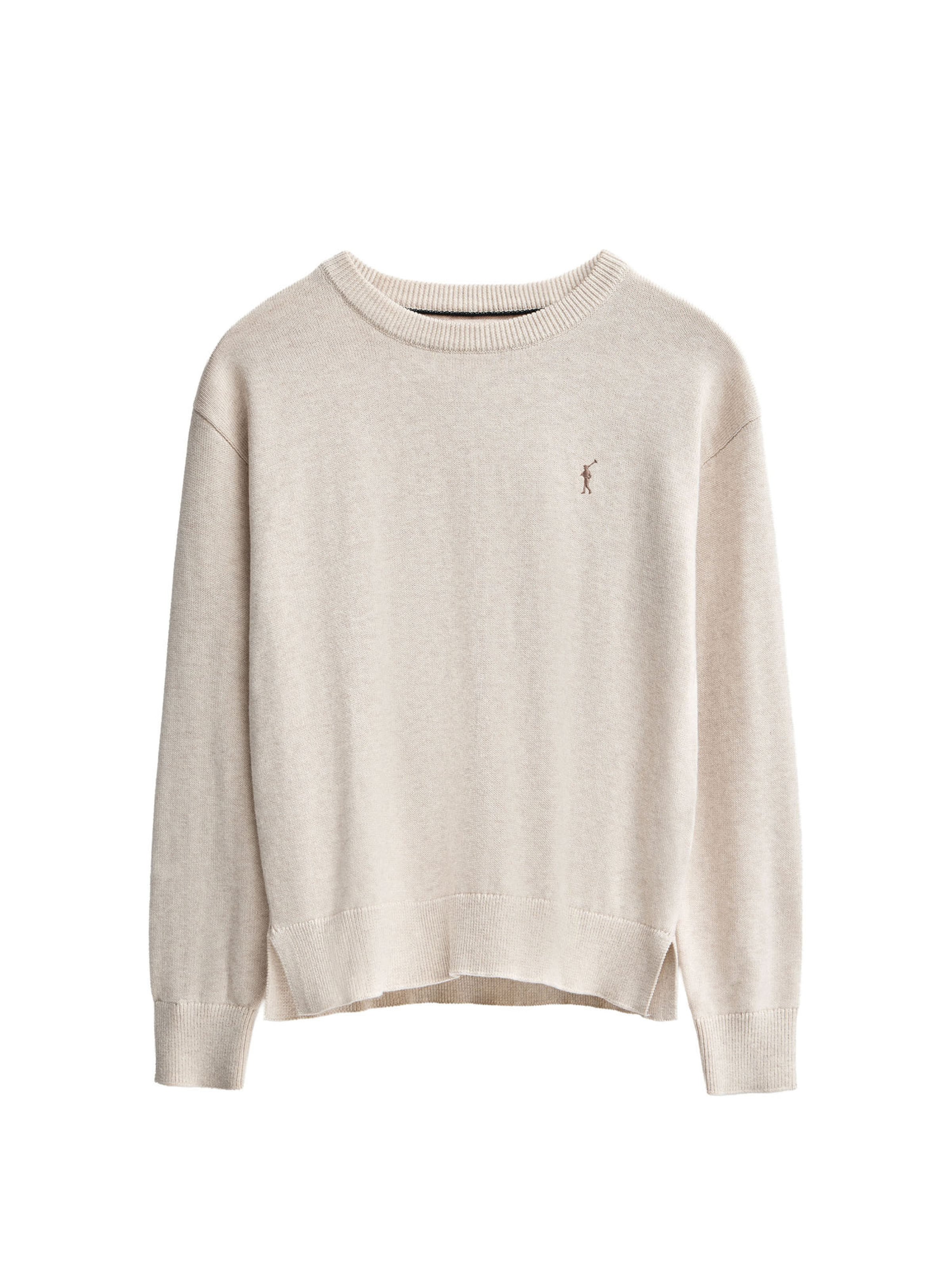 Polo Club Sweater in Beige: front