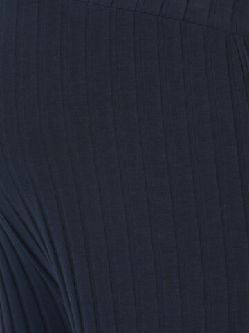 MAMALICIOUS Wide Leg Hose in Blau