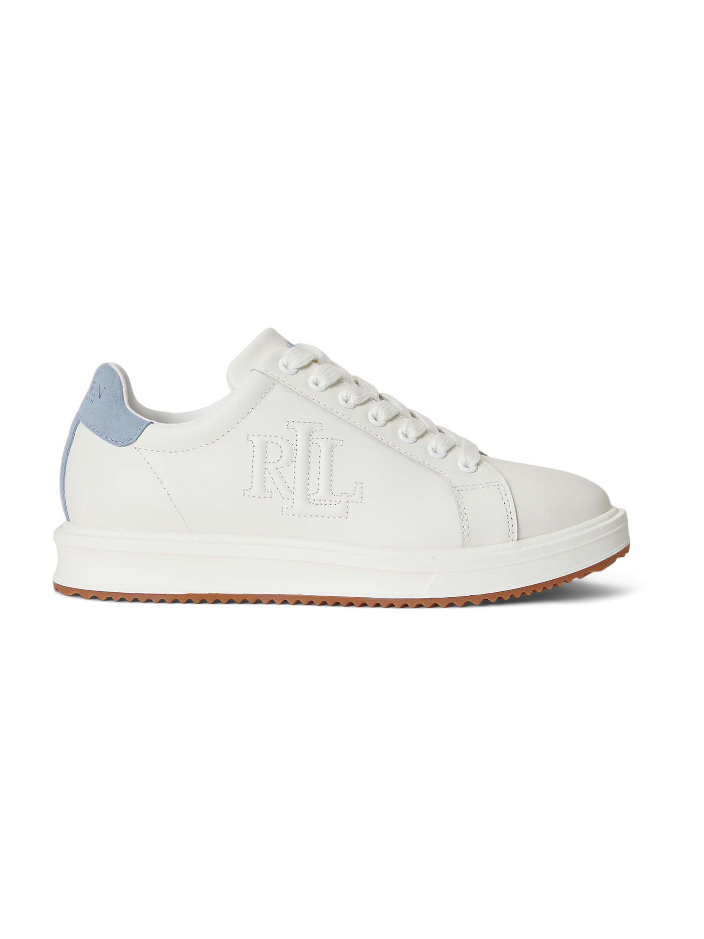 Baskets basses 'AINSLEY' Lauren Ralph Lauren en blanc