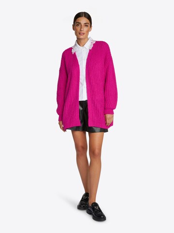 Rich & Royal Knit Cardigan in Pink