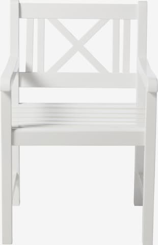 Sièges 'Rosenborg' cinas en blanc : devant