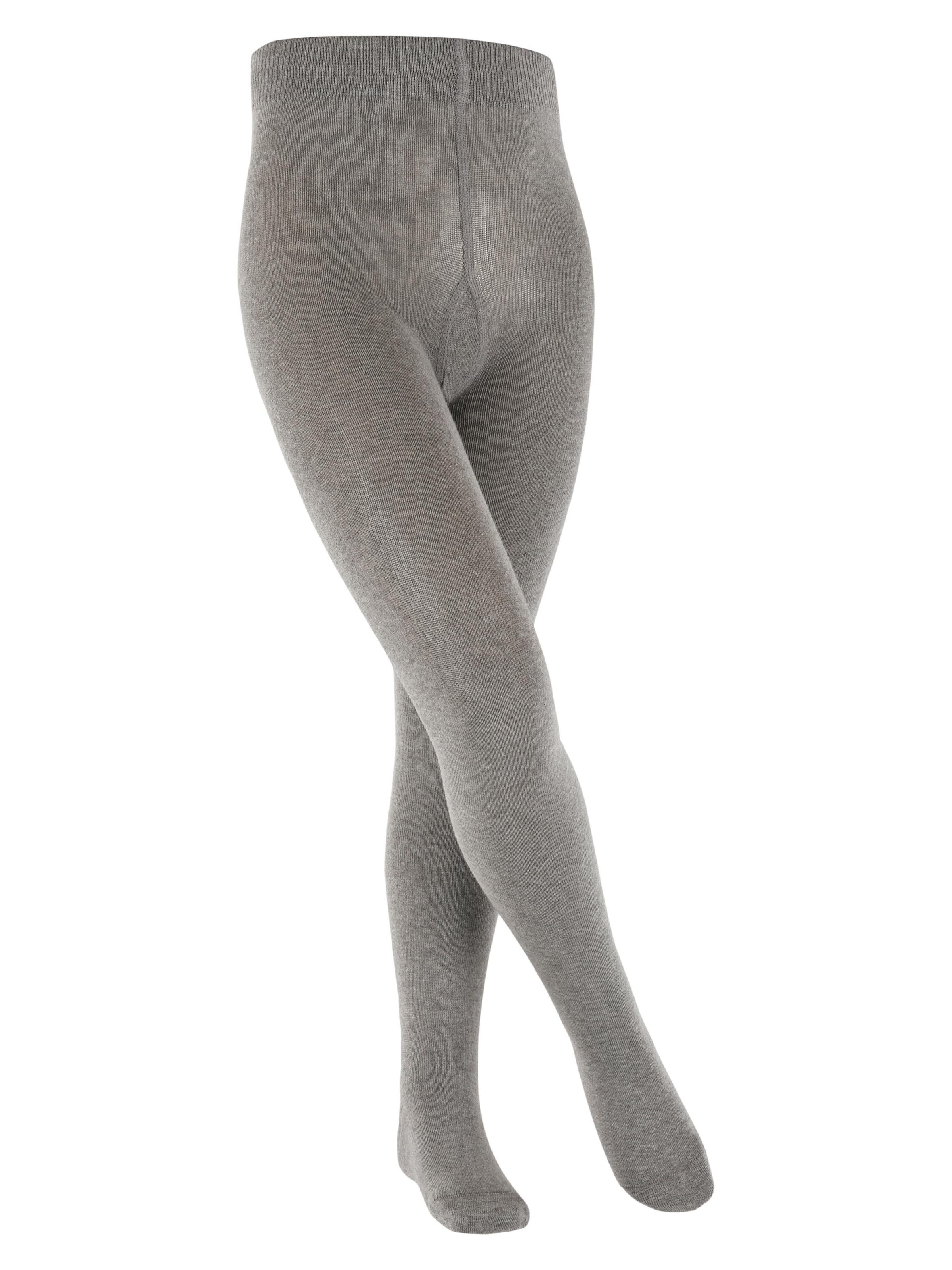 ESPRIT Regular Leggings 'Foot Logo' in Grey: front