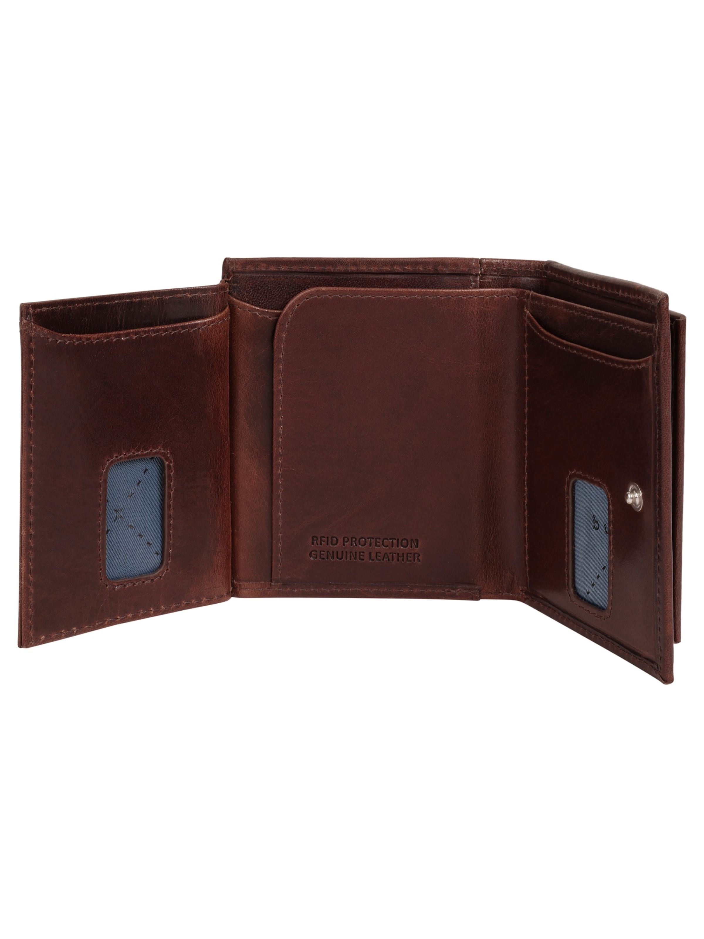 Porte-monnaies 'bugatti Geldbörse SECURE SLIM' bugatti en marron