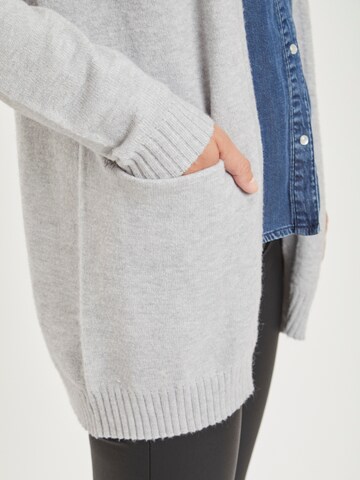 VILA Knit Cardigan 'VIRil' in Grey
