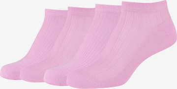 camano Ankle Socks in Pink: front