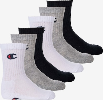 Champion Authentic Athletic Apparel Socks in Grey: front