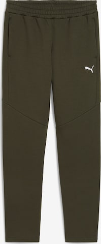 PUMA Regular Sports trousers 'Evostripe' in Green: front