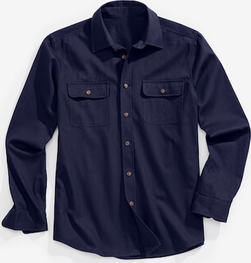 Coupe regular Chemise JOHN DEVIN en bleu : devant