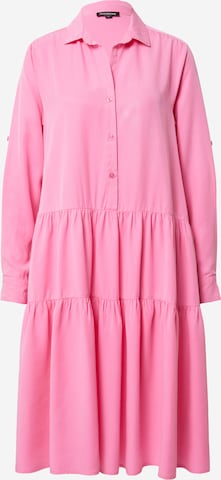 True Religion Sukienka koszulowa w kolorze różowy: przód