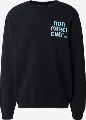 Iriedaily Свитер 'Non Merci Chef' в Черный: спереди