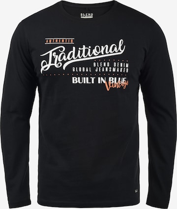 BLEND - Camiseta 'Dopper' en negro: frente