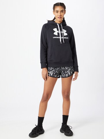 UNDER ARMOUR Athletic Sweatshirt in Black