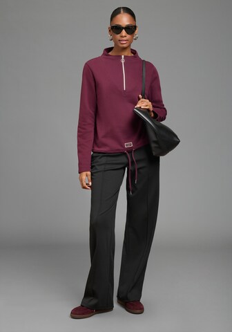 Bruno Banani LM Sweatshirt in Rot