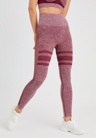 Leif Nelson Skinny Leggings in Rood