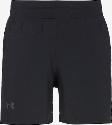 UNDER ARMOUR Workout Pants 'LAUNCH ELITE' in Black: front