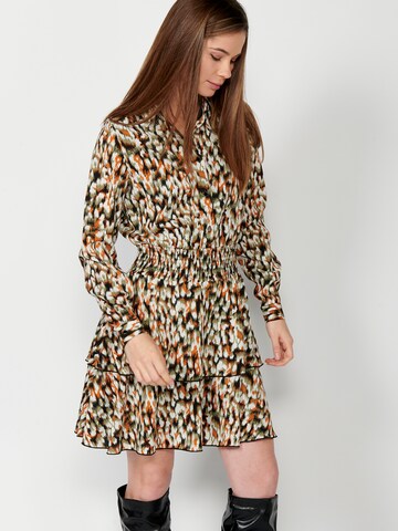 KOROSHI Shirt Dress in Mixed colors