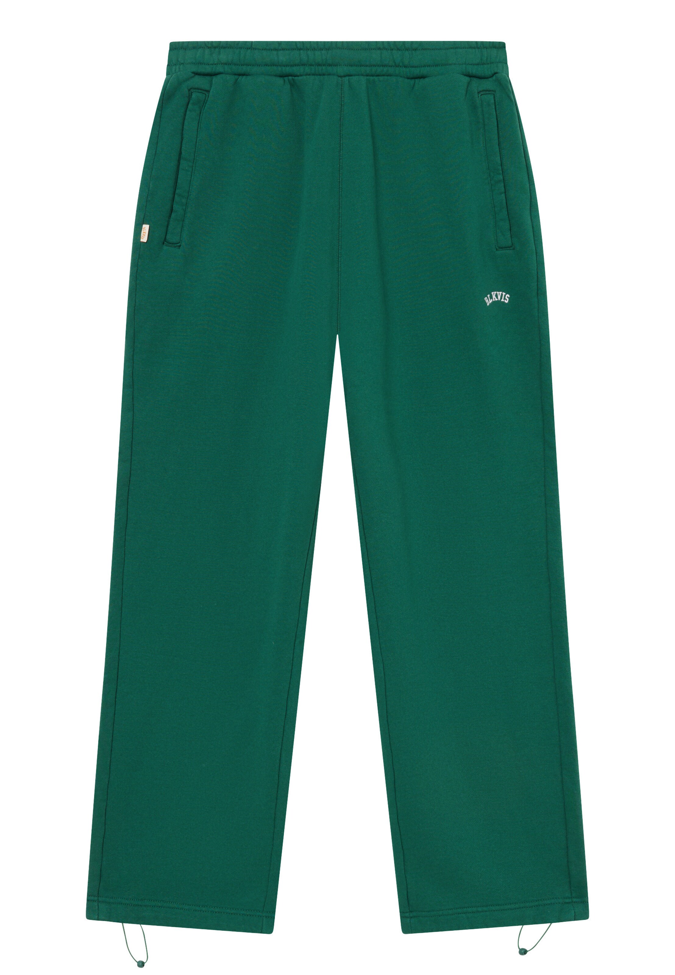 BLKVIS Zúžený Kalhoty – zelená: přední strana